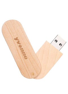 NIBEMINENT Rotatable USB Flash Drive C6717-32-1 Beige/Silver  - Image 2