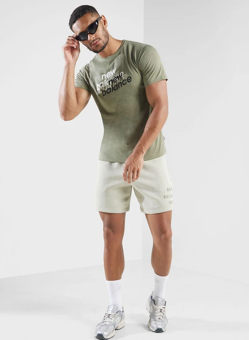 New Balance Heathertech Graphic T-Shirt