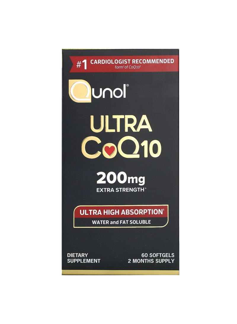 Ultra CoQ10, 200 mg, 60 Softgels