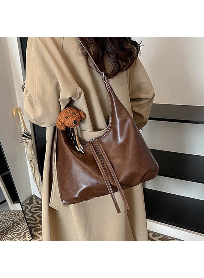Yuyula Women's Leather Tote Bag Large Capacity Luxury Shoulder Bag Birthday New Year Gift For Girlfriend - Image 1