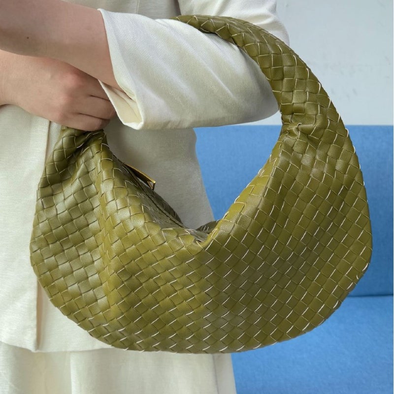 ''s Popular Denim Woven Bag for Women 2026 New Style Woven Handbag Shoulder Underarm Bag Fashion - Image 2
