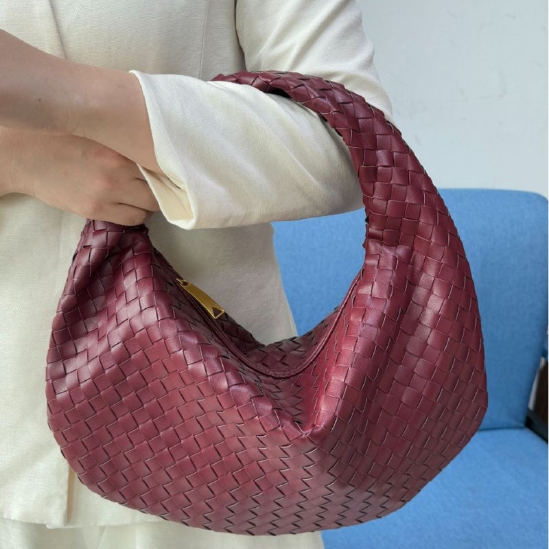 ''s Popular Denim Woven Bag for Women 2026 New Style Woven Handbag Shoulder Underarm Bag Fashion - Image 5
