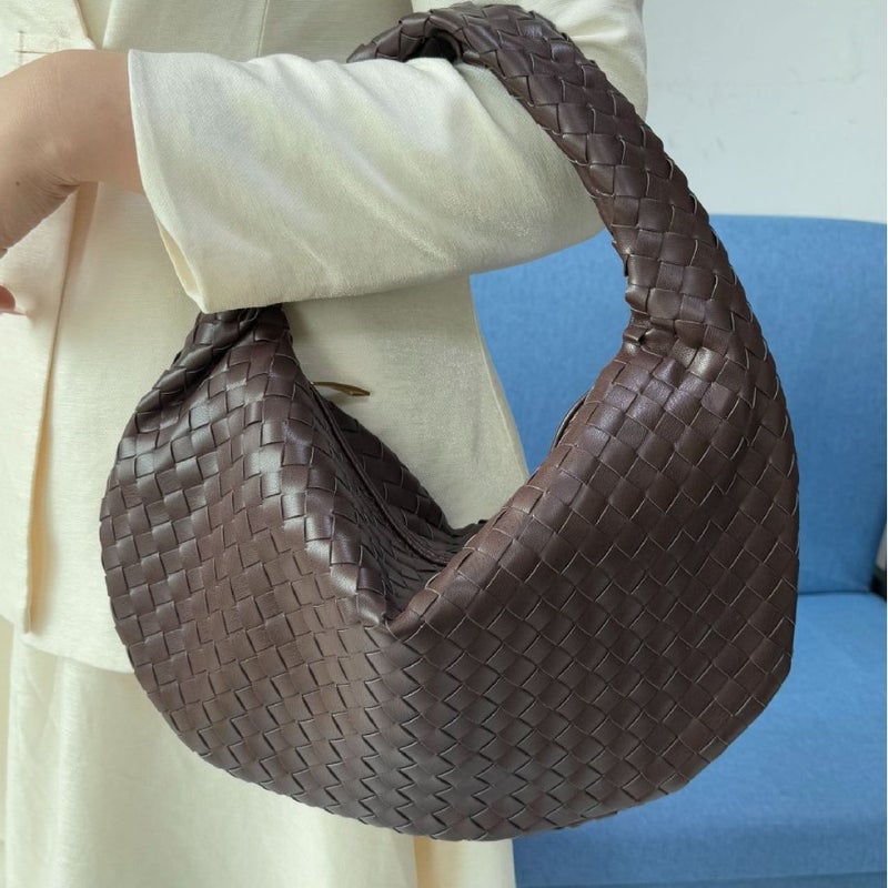 ''s Popular Denim Woven Bag for Women 2026 New Style Woven Handbag Shoulder Underarm Bag Fashion - Image 3