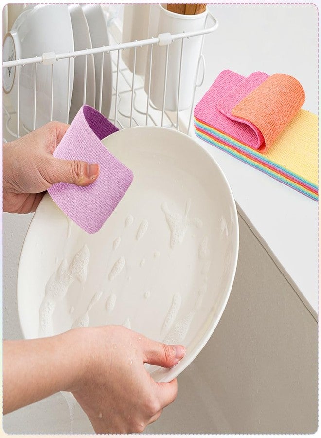 Ranjaner 12 Layer Super Microfiber Sponge, Rainbow Multi-Layered Tear-Off Rags, Quick Drying Cellulose Sponges for Cleans Kitchen, Bathroom & More, Durable, Reusable - Image 5