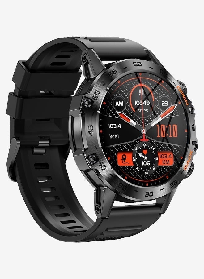 LIGE Top Brand Luxury Sports Smart Watch 1.39 Inch IPS High Quality Display ,Multiple Exercise Modes ,Bluetooth cosynchronous chat ,400mAh Long Standby Battery ,Sleep detection Stainless Steel Wristwatches For Men Gifts Black - Image 4