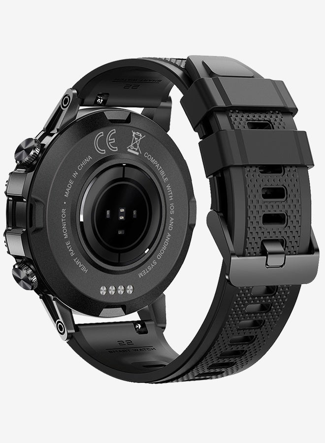 LIGE Top Brand Luxury Sports Smart Watch 1.39 Inch IPS High Quality Display ,Multiple Exercise Modes ,Bluetooth cosynchronous chat ,400mAh Long Standby Battery ,Sleep detection Stainless Steel Wristwatches For Men Gifts Black - Image 3