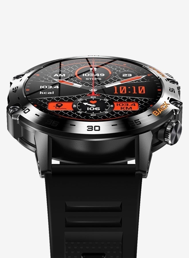 LIGE Top Brand Luxury Sports Smart Watch 1.39 Inch IPS High Quality Display ,Multiple Exercise Modes ,Bluetooth cosynchronous chat ,400mAh Long Standby Battery ,Sleep detection Stainless Steel Wristwatches For Men Gifts Black - Image 5