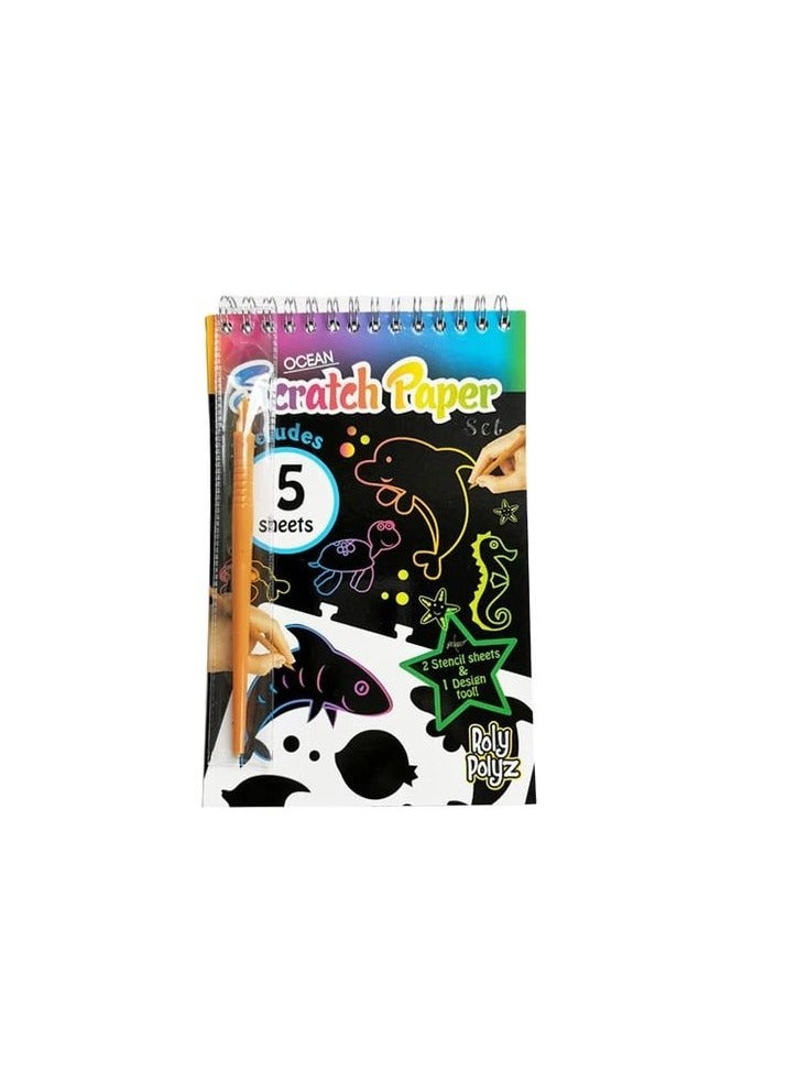 A Set Of Paper Scribbles For Children4 Pieces - Image 1