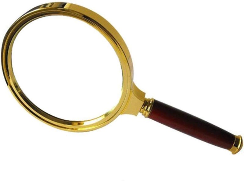DELINGER Magnifying Lens Detachable Handle Glass Magnifier Hand for Jewelry Loupe, Book and Newspaper Reading (60MM) - Image 3