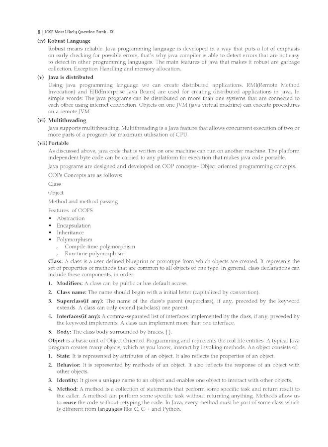 Oswal - Gurukul Computer Applications Most Likely Question Bank for ICSE Class 9 (2023 Exam) - Categorywise & Chapterwise Topics, Latest Syllabus Pattern and Solved Papers - Image 4