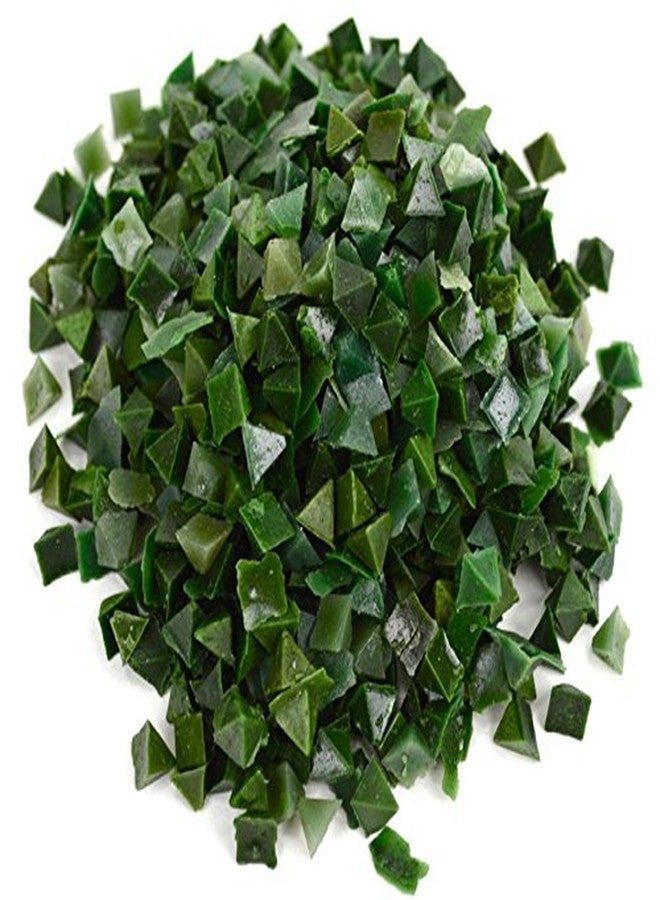 1/4" Soft Green Resin Pyramid Shaped - 1 Lb Vibratory Tumbler Jewelry Making Polishing Rust Removal Cleaning Tool
