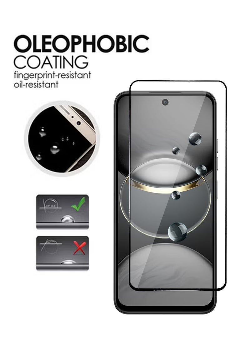 Tecno Spark 30C 5G Screen Protector - Premium Full Screen Tempered Glass For Tecno Spark 30C 5G, High Transparency, Delicate Touch, Anti-Explosion, Smooth Arc Edges, Easy Installation - Image 4