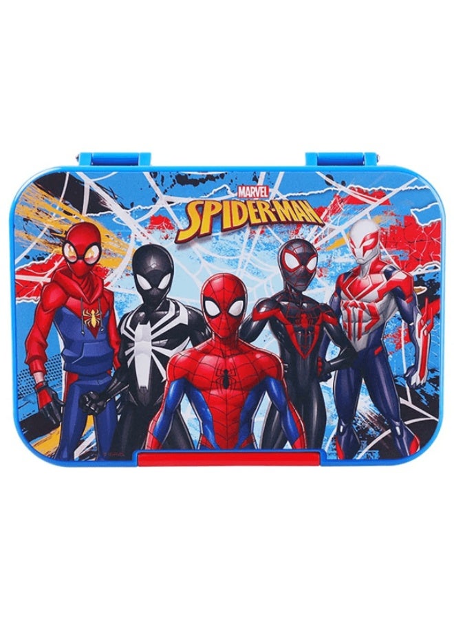 Tiny Wheel Marvel Spiderman 6-Compartment Single Button Lock Tritan Lunch Box Multicolor DW22084-SM - Image 2