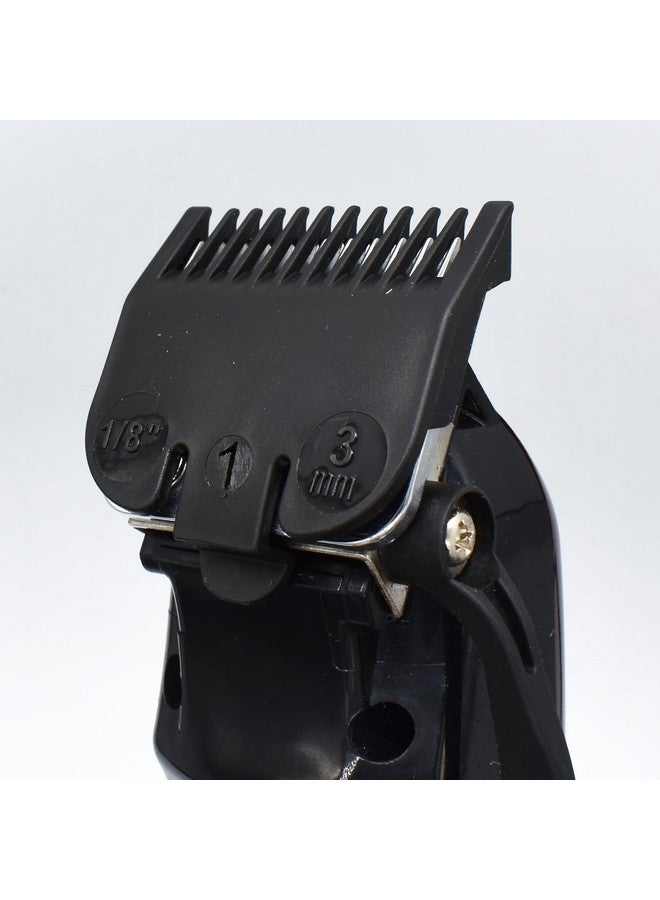 AIRERA 4 Pieces 4 Sizes Black Nylon Professional Hair Clipper Guide Guard Combs 3170400 18 14 38 12 Compatible With Wahl Standard Full Sized 5 Star Series Magic Clip Hair Clipper Models (Black) - Image 5
