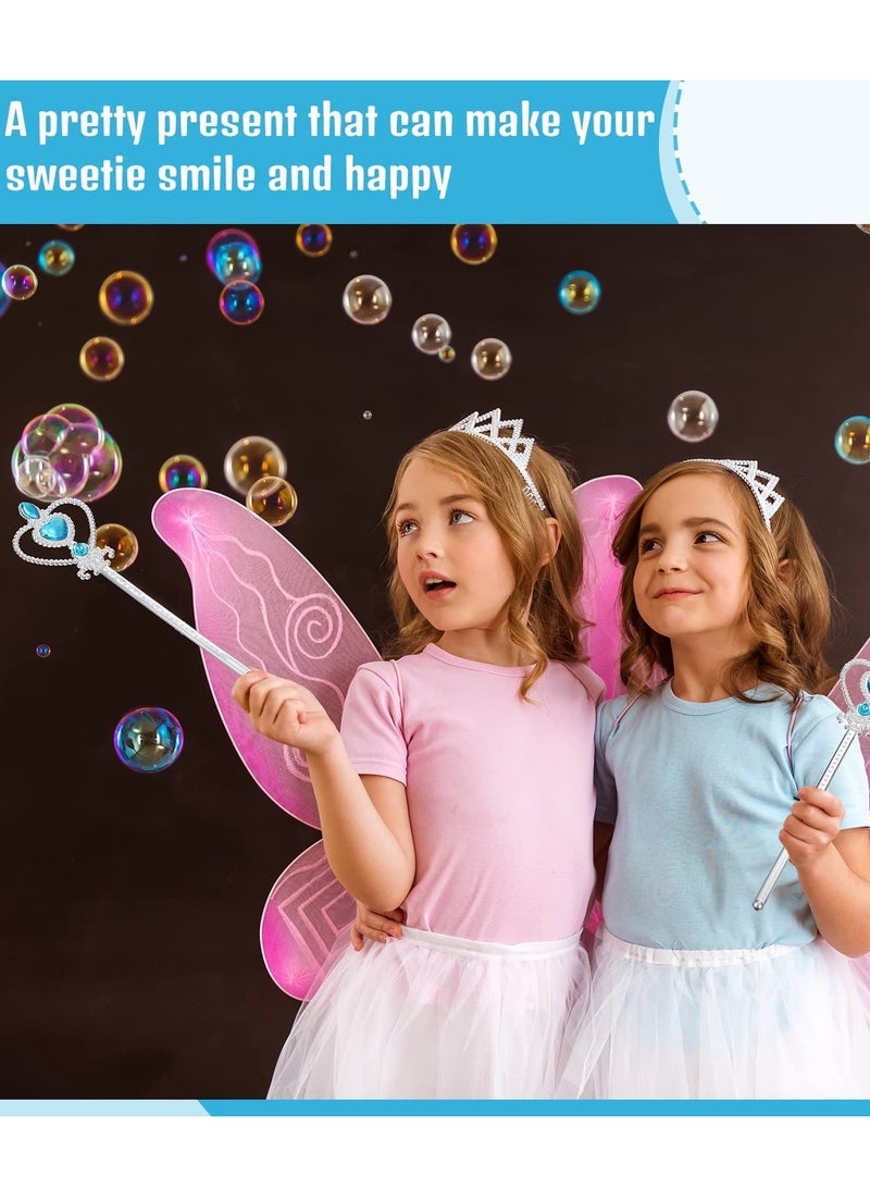 SYOSI 12 Pack Fairy Princess Wands, Fairy Wand Set, Kids Show Birthday Gifts Magic Wands, Ladies Girls Dress Accessories, Perfect for Birthday Gifts, Party Decoration Gifts - Image 4