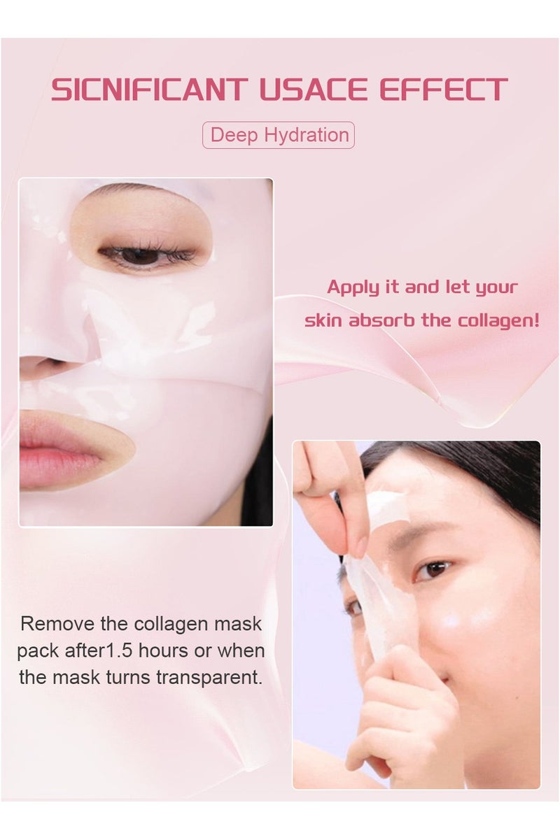 KOEC Deep Collagen Overnight Mask , Hydrating Collagen Face Mask, TikTok Trend Items Skin Care,36g*4 Count - Image 3