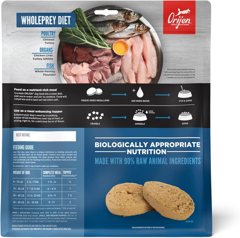 REF. Orijen Medallion Original Freeze Dried Dog Food - 170G - Image 2
