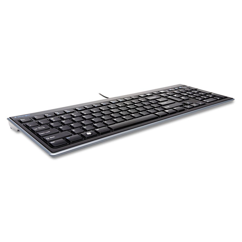 Kensington Slim Type Wired Keyboard (K72357USA),Black - Image 2