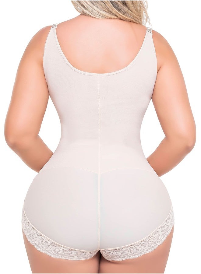 Sonryse Fajas Colombianas Reductoras y Moldeadoras Levanta Cola Posparto Stage 2 Post Surgery Shapewear Bodysuit Beige XS/30 - Image 2
