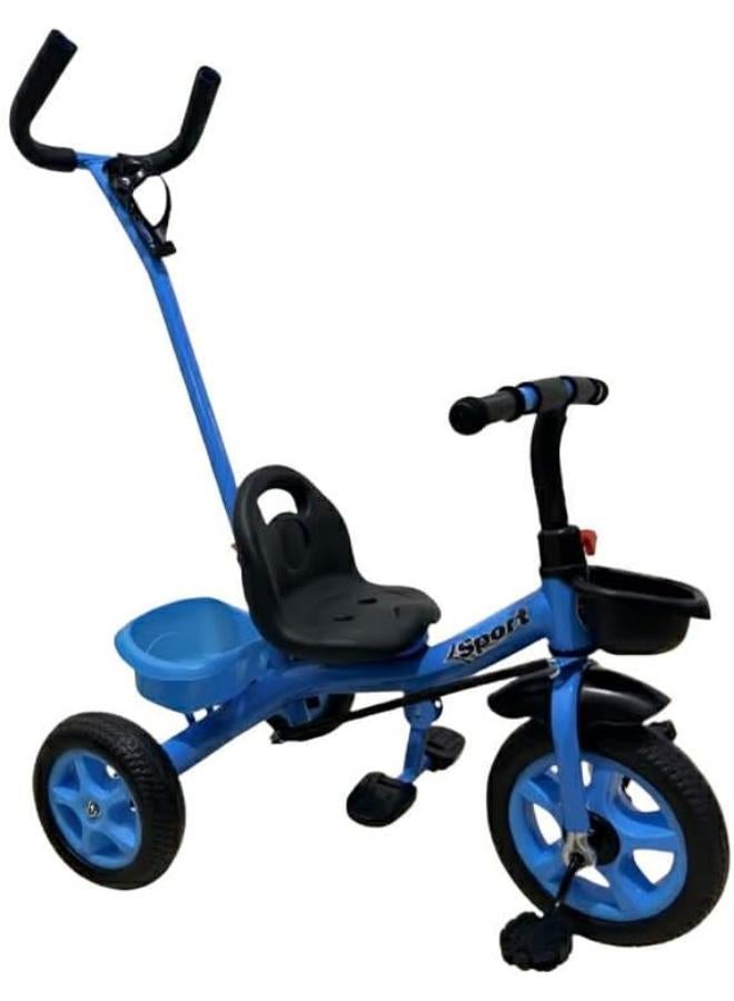 3‑Wheel Tricycle with Parental Push Handle