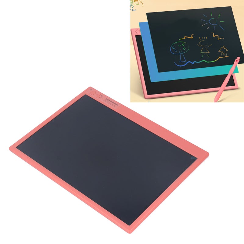 Electronic Writing Tablet Colorful Children Drawing Pads Educational Toys with Pen for Boys Girls Kids Pink - Image 3