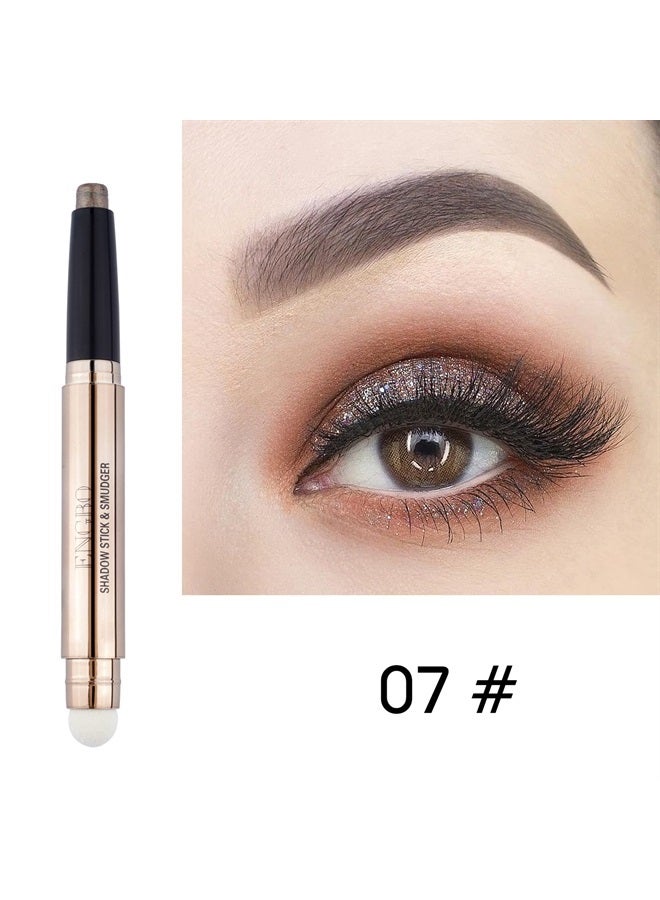 Wismee Eyeshadow Stick Eye Shadow Makeup Stick 6 Colors Shimmer Eyeshadow Stick Set Cosmetics Eye Brightener Stick Cream EyeShadow Pencil Set for Eye Makeup Christmas Birthday Gift for Women, Set A - Image 2
