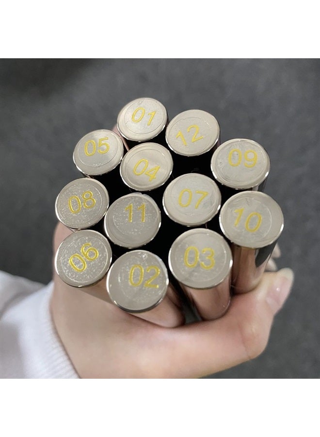 Wismee Eyeshadow Stick Eye Shadow Makeup Stick 6 Colors Shimmer Eyeshadow Stick Set Cosmetics Eye Brightener Stick Cream EyeShadow Pencil Set for Eye Makeup Christmas Birthday Gift for Women, Set A - Image 3