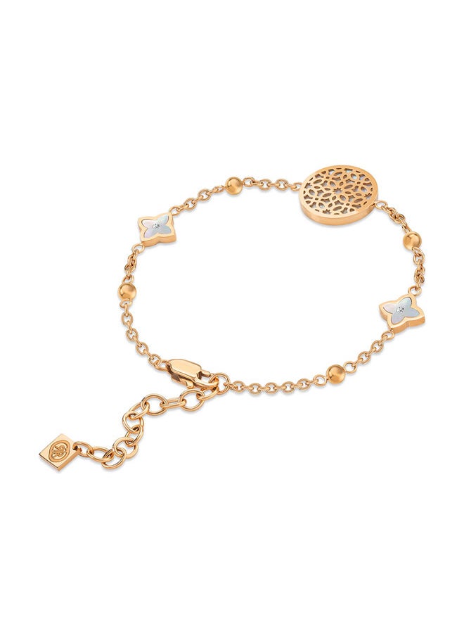CERRUTI 1881 Arabesque.4 Pink Bracelet for Women Gorgeous and Feminine Design  - Image 4