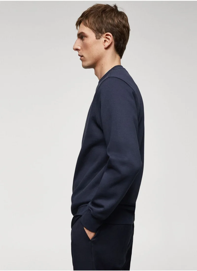 مانجو مان Essential Crew Neck Sweatshirt
