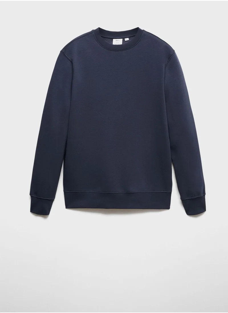 مانجو مان Essential Crew Neck Sweatshirt