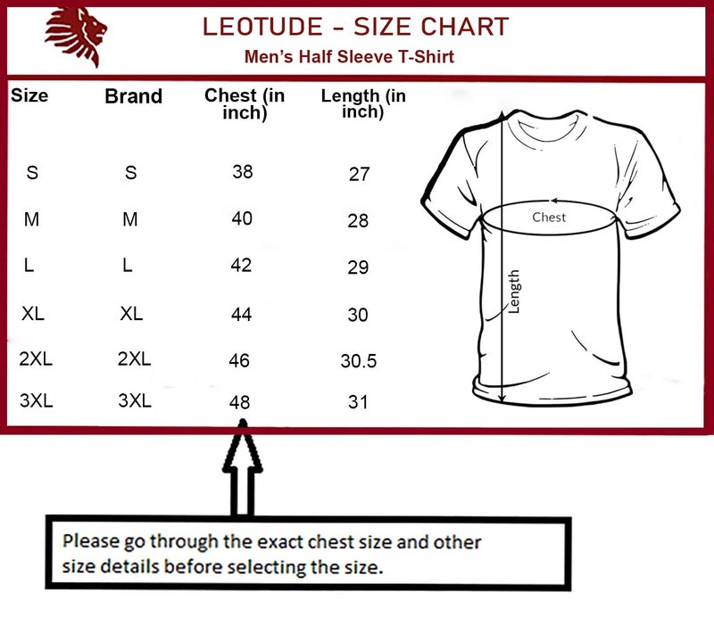 LEOTUDE Men's Regular Fit Polo Neck T-Shirt (P12_Blue_WHT_P_Blue_L) - Image 4