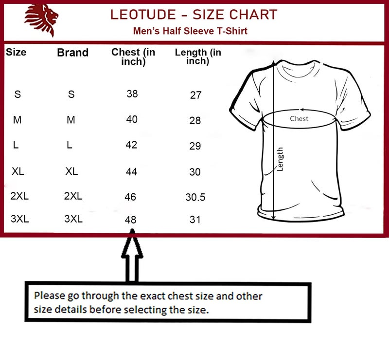 LEOTUDE Men's Regular Fit Polo Neck T-Shirt (P12_Blue_WHT_P_Blue_L) - Image 5