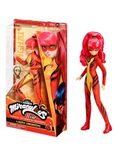 Playmates Toys Miraculous Lady Dragon Shanghai Heroez Fashion Doll, 10.5-Inch Size  - Image 1