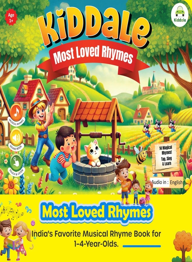 Kiddale 14 Most Loved Rhymes Musical HD Sound Book - Fun Learning with Classic Nursery Rhymes for Kids - Image 2