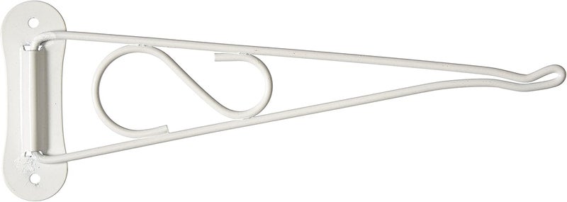 GB0213L Britan 0213L Swivel Hanging Planter Bracket, 10-Inch White Metal