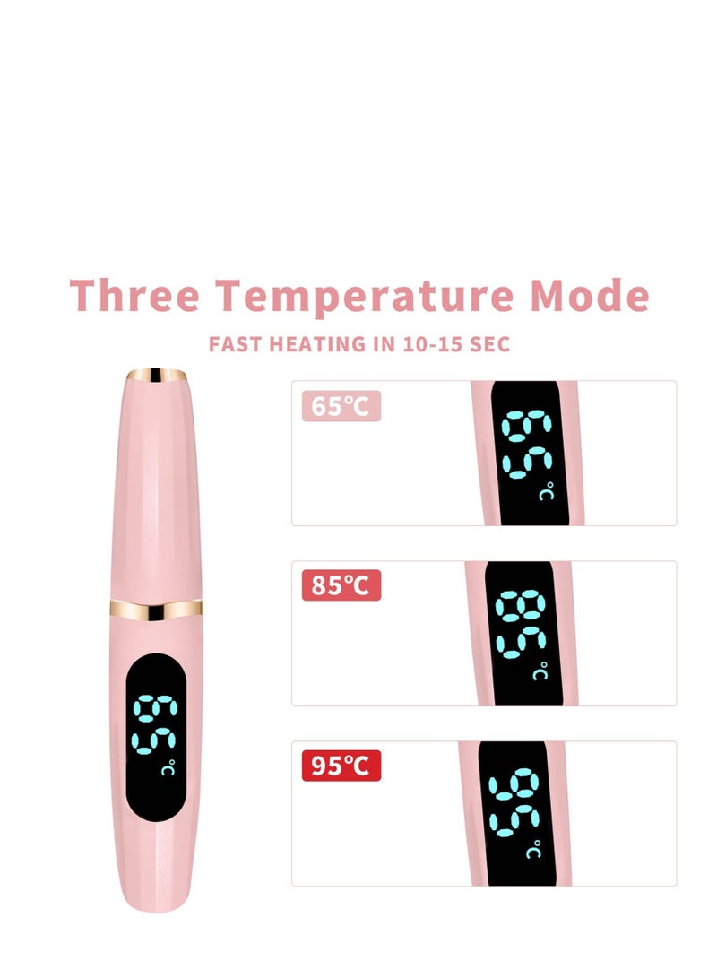 Barakah Heated Eyelash Curler, USB Rechargeable Electric Eelash Curlers, Eye Lash Curler with Eyelash Comb for Makeup Natural Curling, Long Lasting Eye Lashes Tool for Women, Pink - Image 5