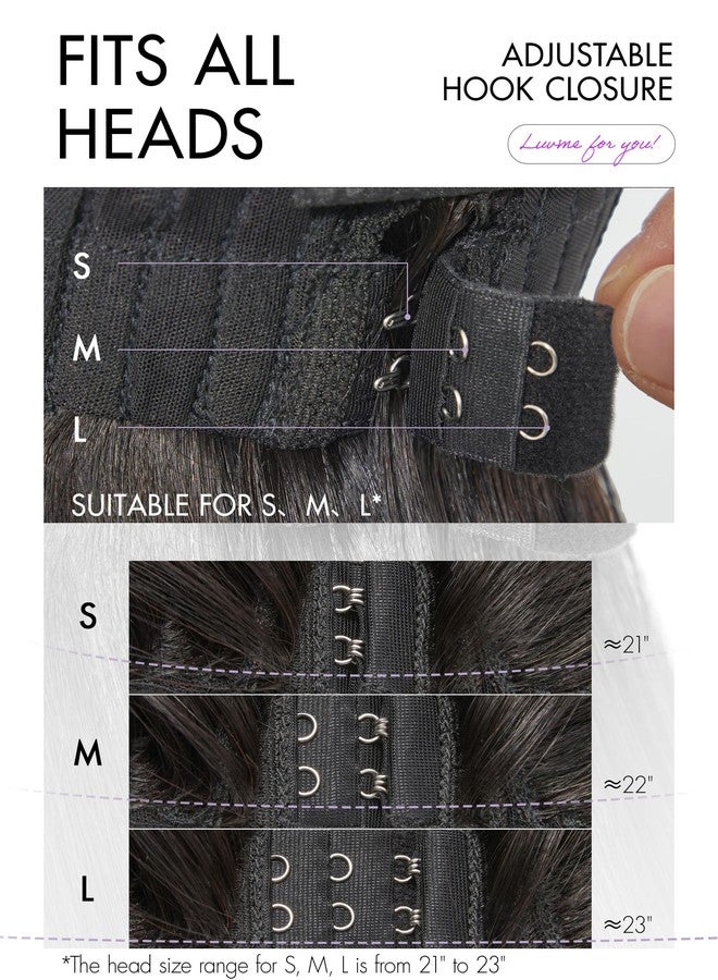 LUVME HAIR All-Day Comfort Wig 10 Inch Grey Salt & Pepper Silky Straight Bob Wig with Bangs Human Hair Glueless HD Lace Bob Wig with Mix Grey Color, Ready to Go Short Wigs For Women (Breathable Cap) - Image 4