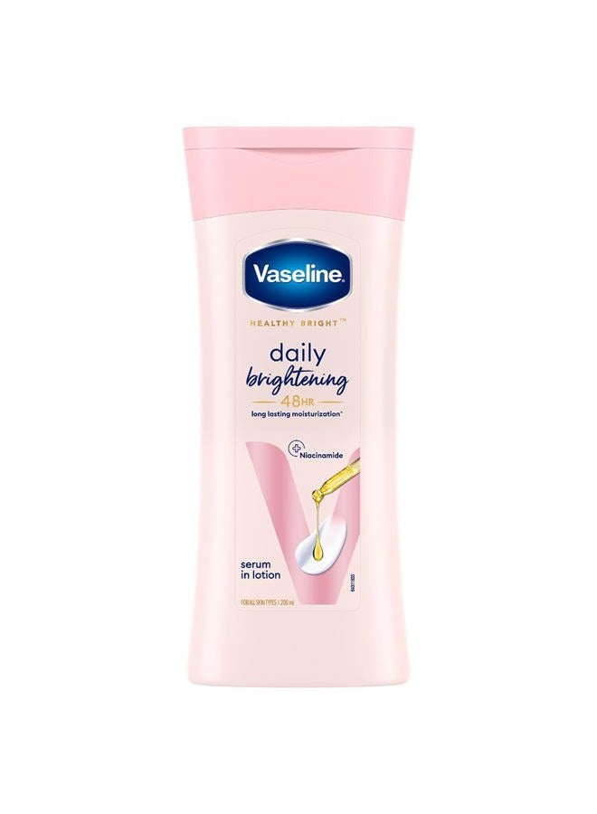 Vaseline لوشن الجسم الصحي لتفتيح البشرة البيضاء، 200 مل - Image 1