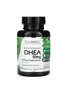 Emerald Laboratories DHEA  Pregnenolone 60 Vegetable Caps  - Image 1