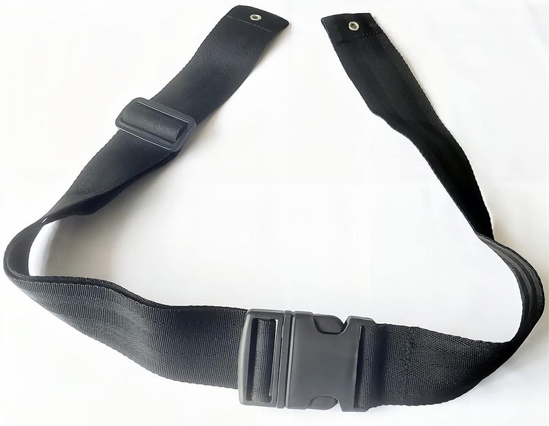 Seat Belt for Transport Chair and Wheelchair HD Bariatric Wheelchair Universal 52Seat Belt Economical Adults and Kids WCABELT Safety BeltSTDS850PB166797EA Wheelchair Parts1Ea Black