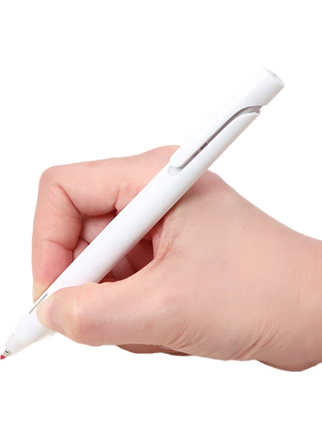 Zebra Brand Stationery Award Blen Quick-Drying Shock-Absorbing Gel Pen 0.5Mm Bullet Tip For Signing And Exam Practice Jjz66 White Barrel Black Ink Single Pen - Image 3