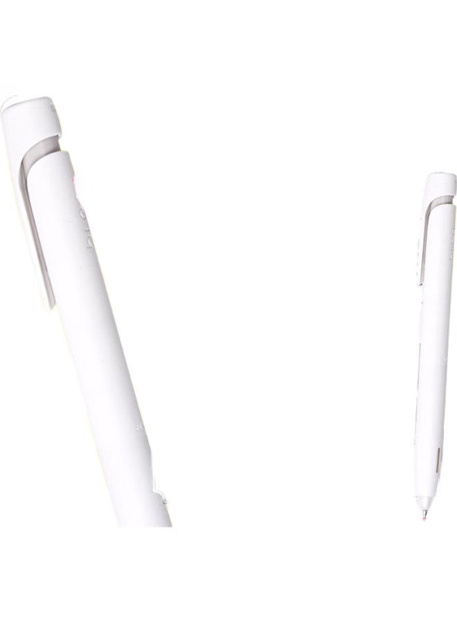 Zebra Brand Stationery Award Blen Quick-Drying Shock-Absorbing Gel Pen 0.5Mm Bullet Tip For Signing And Exam Practice Jjz66 White Barrel Black Ink Single Pen - Image 2