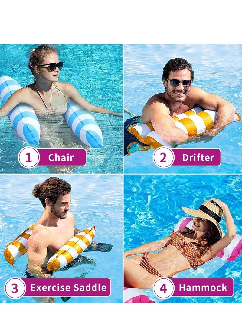 Rock Pow Pool Floats, 3 Packs Swimming Pool Floats for Adults, Pool Float & Water Hammock, Multi-Purpose, Inflatable Pool Floats for Adults - Image 5