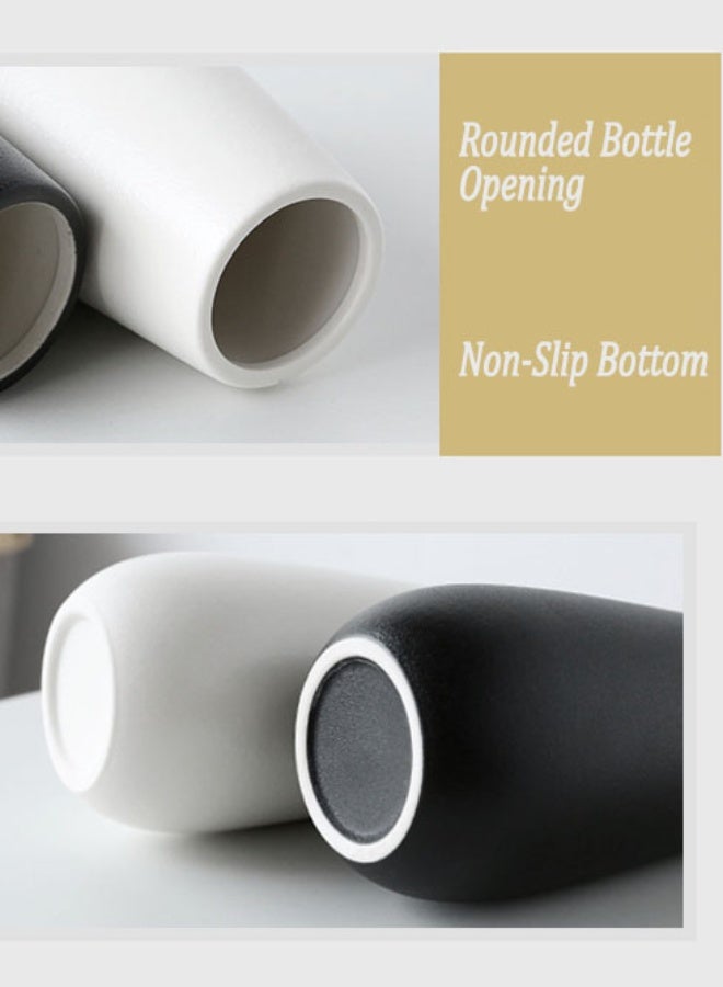 Monda Ceramic Mini Vase, Simple And Modern, Can Be Used For Decoration, Modern Home Décor, Displaying Flowers, Including Reeds, Dried Flowers, In The Living Room, On Tabletops, And As A Table Setting Beige - Image 3