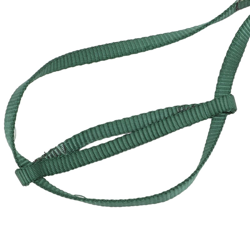 Soft Nylon Bird Harness Leash For Cockatiel Lovebird Secure Hook For Safe Outings Green Size L - Image 3