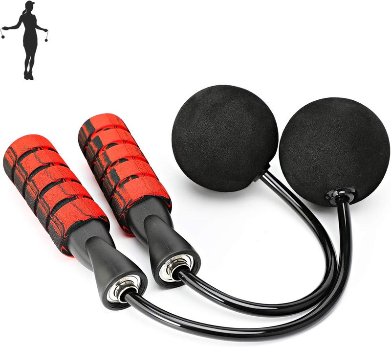 APLUGTEK Jump Rope, Training Ropeless Skipping Rope for Fitness, Adjustable Weighted Cordless Jump Rope for Men and Women - Image 1