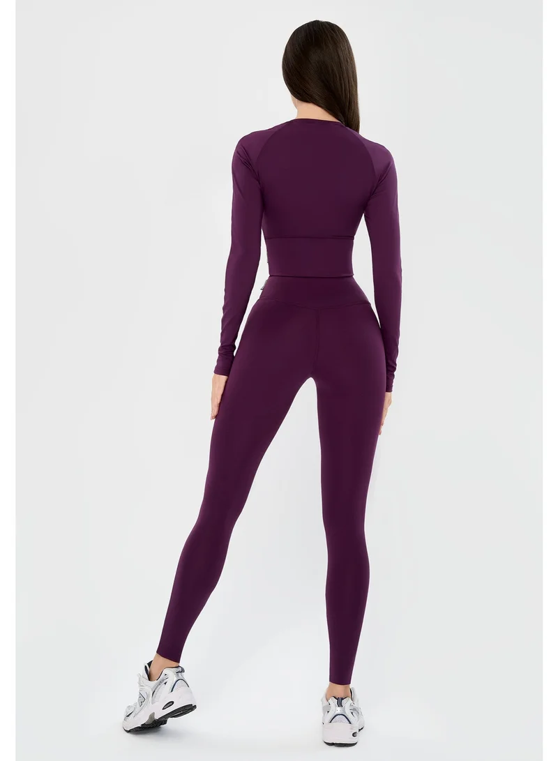 Bona Fide Bona Base Purple Bona Fide Classic High Waisted Leggings for Women – Lifting & Comfortable Workout Leggings for Women | Best Price UAE