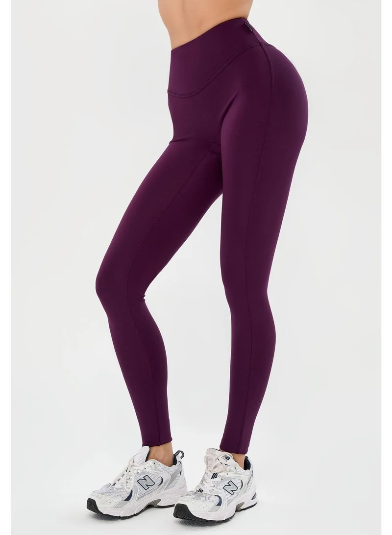 Bona Fide Bona Base Purple Base High Waist Gym Leggings for Women for Women | Best Price UAE