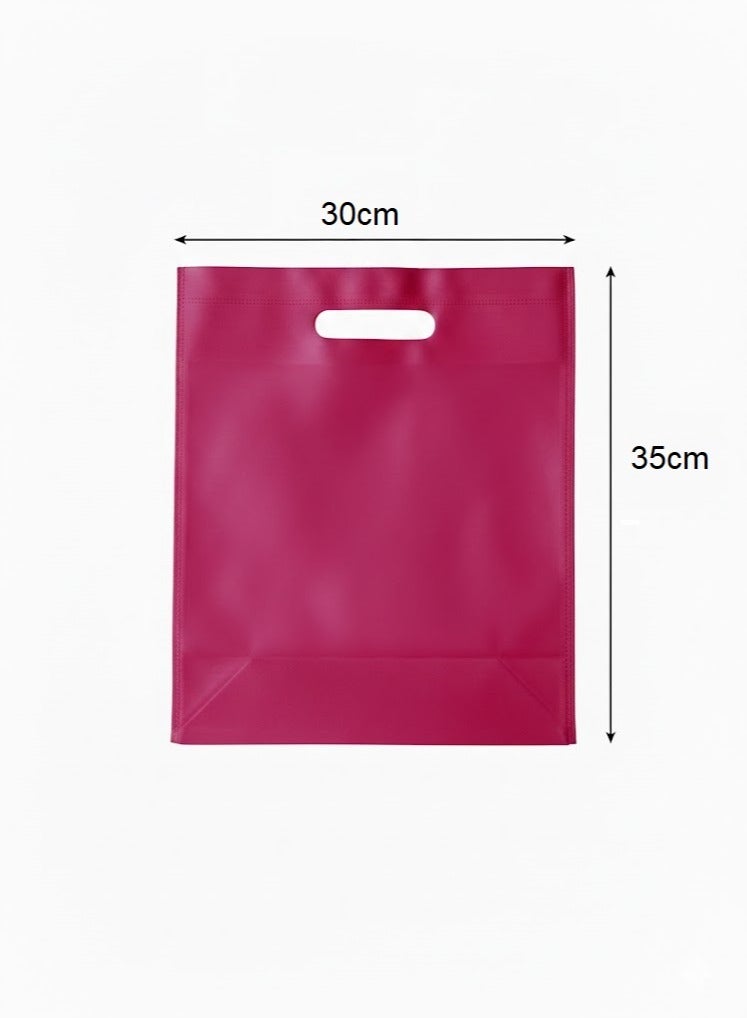 Canvas Gift Bag 25pcs pink 35 x 30cm - Image 2
