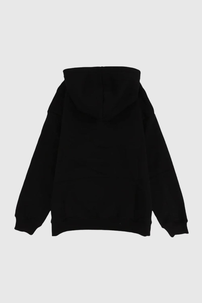 playmore Kids Unisex Black Printed Long-Sleeved Youth Hoodie - Image 2